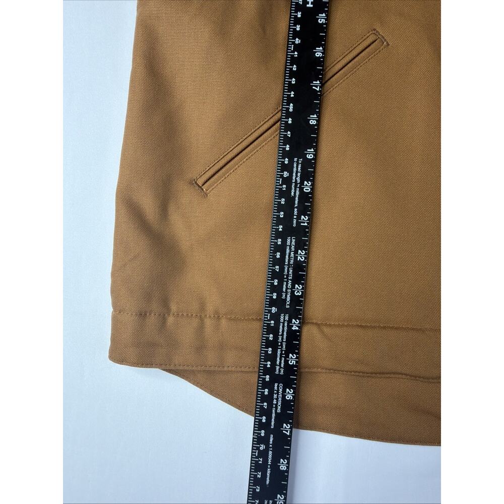 Carhartt Men’s Duck Blanket-Lined Detroit Jacket Brown Large Barn Jacket OJ3828 - Picture 7 of 8